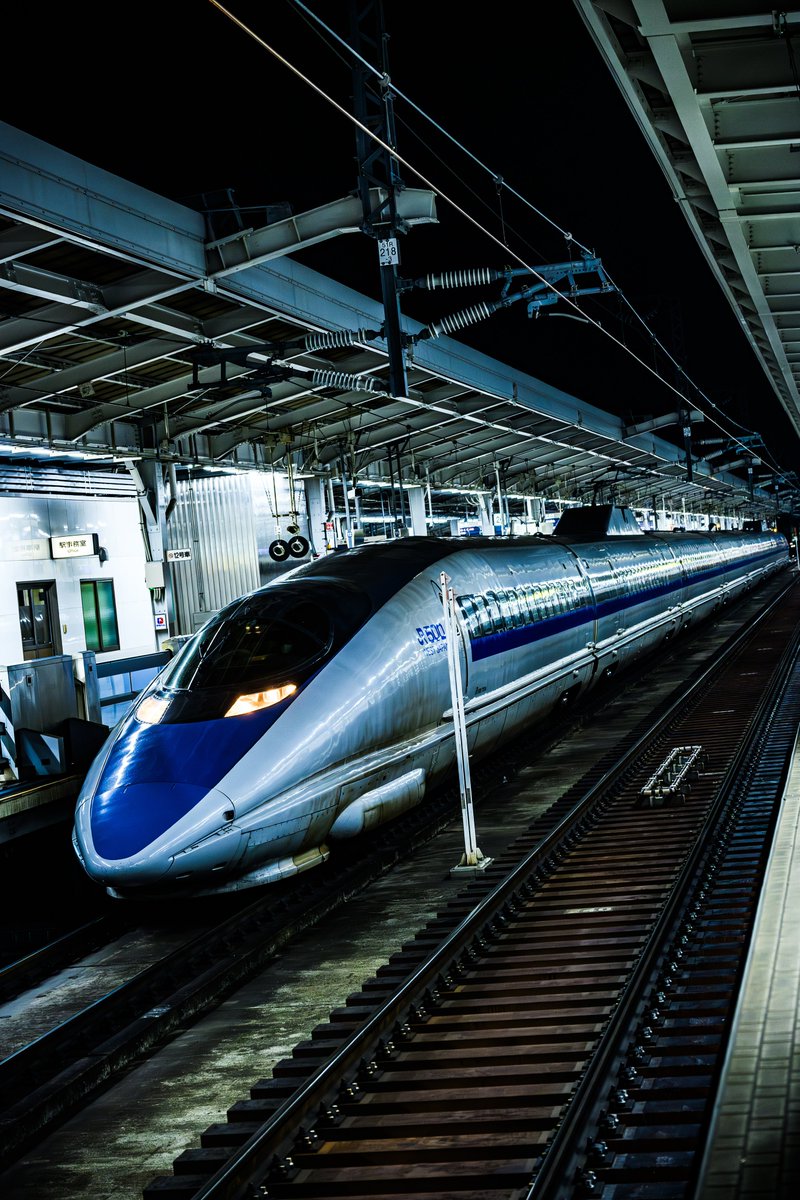 終点まで』 新大阪駅 26番線に佇む500系 ここから東京まで 500系に乗っ