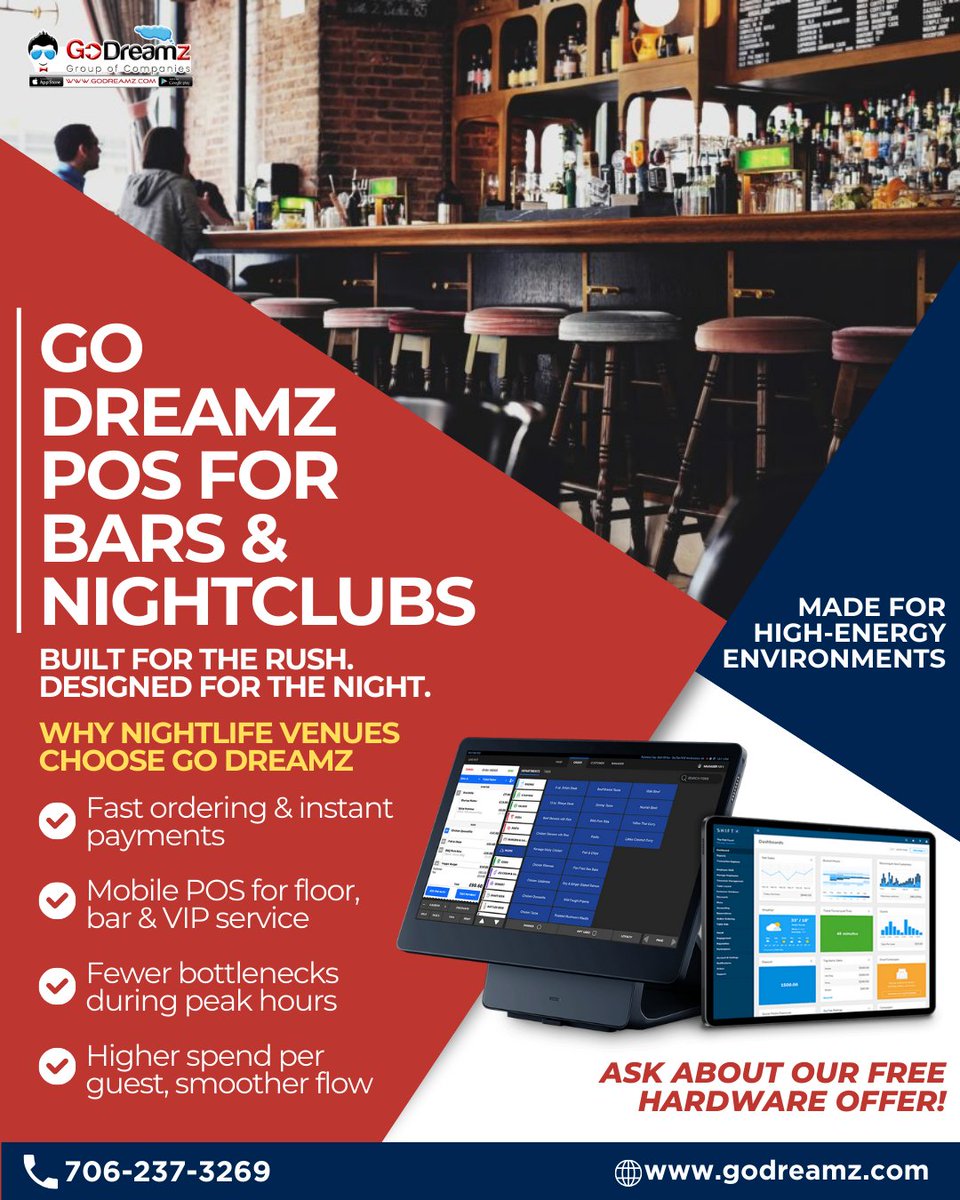 When the crowd grows and the pace intensifies, keep service smooth, tabs organized, and revenue flowing without missing a beat. From bar counters to VIP sections, stay in complete control while delivering a seamless guest experience.