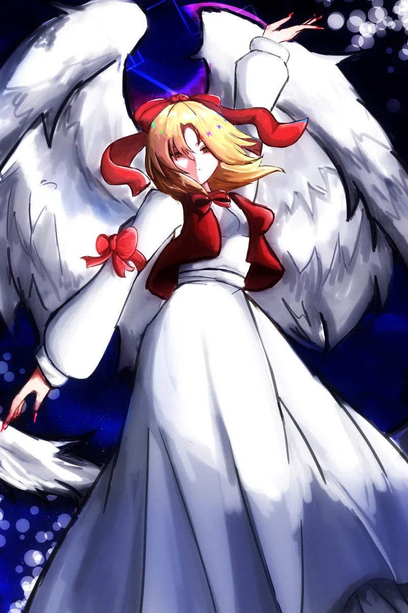 [The trumpets screams everywhere around you, the sounds coming from all around you. The trumpets of the Apocalypse.]

Pathetic species... Destroying themselves instead of believing in my stars.
I'll retell our story... then you'll kneel.

...Let's start all over again.

#TouhouRP