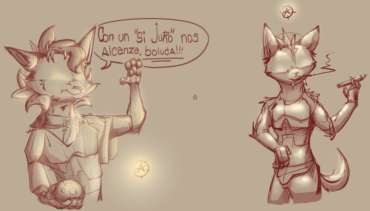 Practicando Expresiones pero sin ojos #furryartist #practice #boceto #sketches