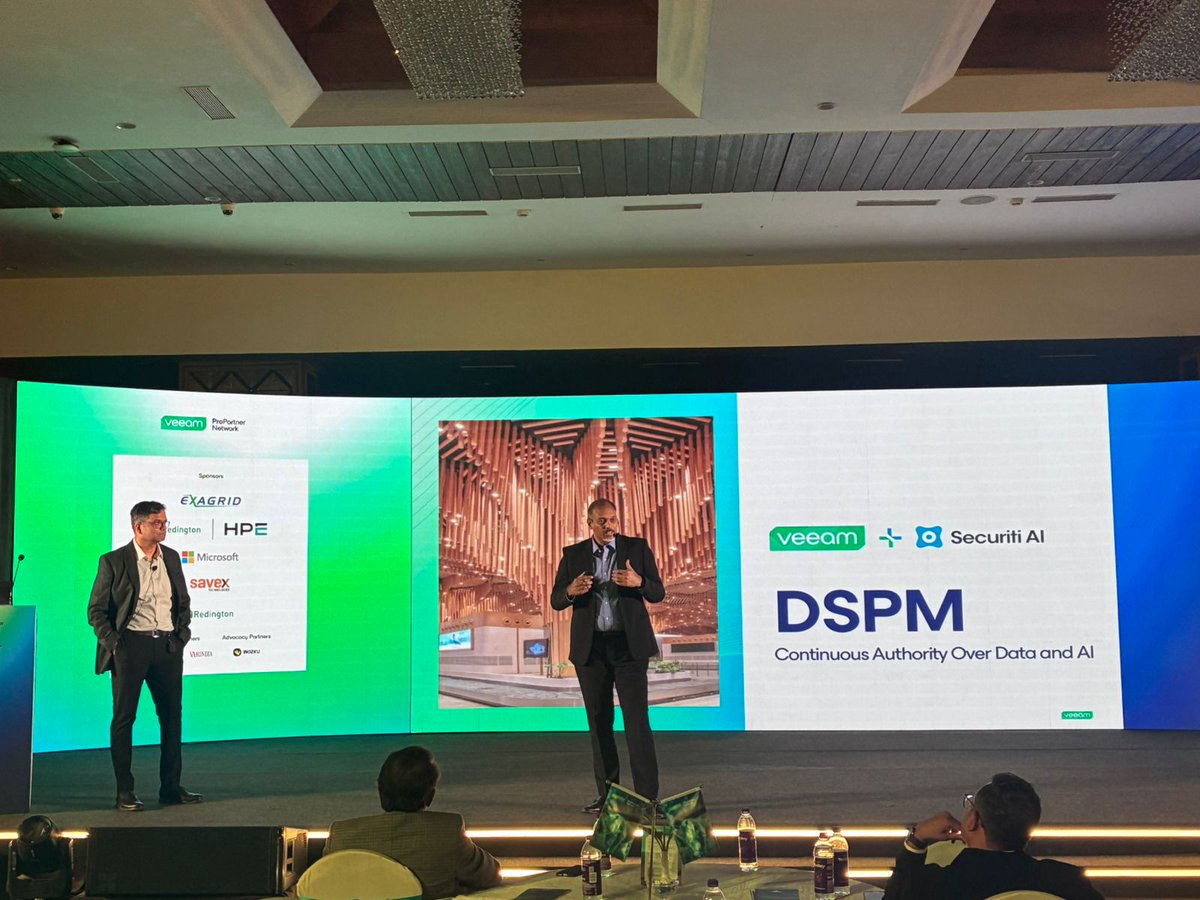chandanjoshi's tweet photo. The 2026 Technology Roadmap where Amol Diwanji highlighted unified resilience, intelligent automation, and stronger compliance readiness across hybrid and multi cloud environments. Innovation clarity enables partner leadership. 

#Veeam #TechnologyRoadmap #AIReadiness @Veeam https://t.co/uzVYnhIcGW