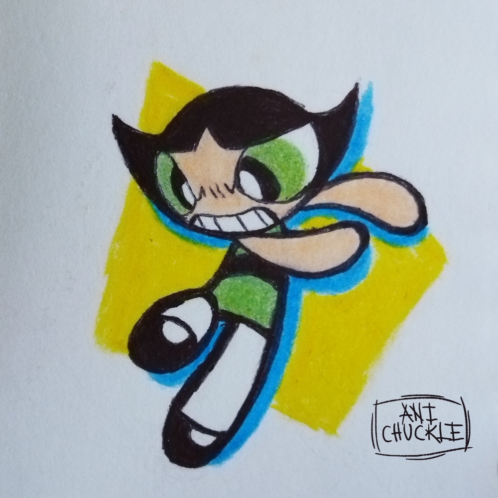 Buttercup doodle #PPG #powerpuffgirls