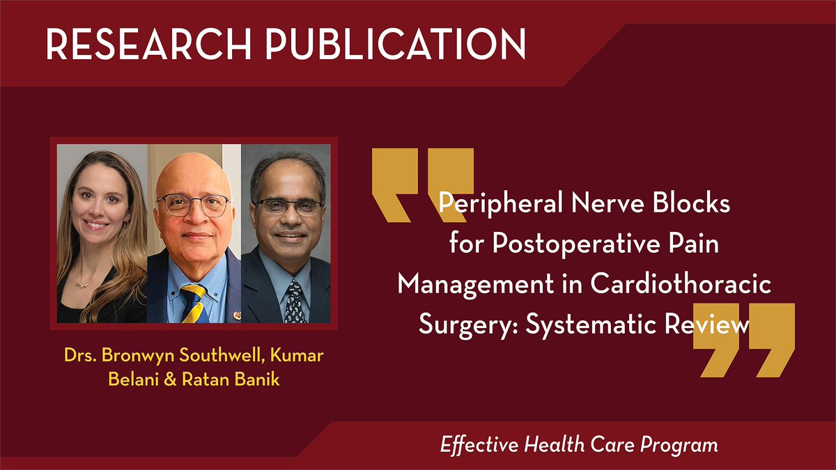 UMN Dept. of Anesthesiology tweet media