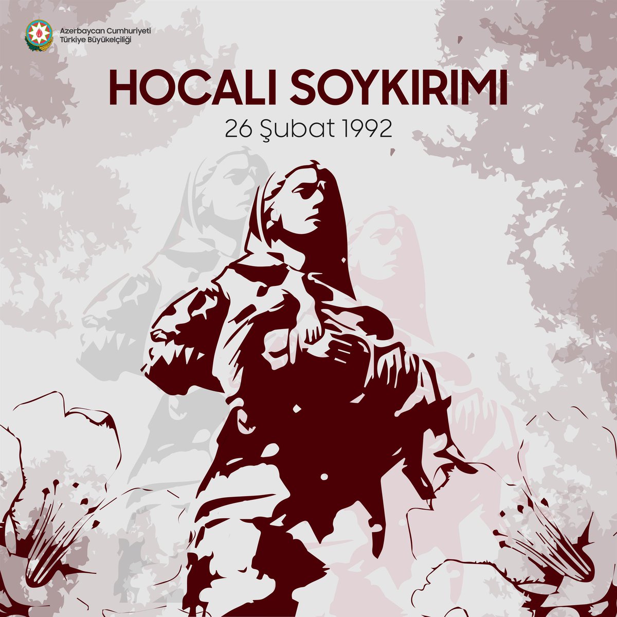 Hocalı Soykırımı’nın 34. yıl dönümünde, soykırım kurbanlarını; ülkemizin bağımsızlığı, egemenliği ve toprak bütünlüğü uğruna canlarını feda eden tüm şehitlerimizin aziz hatırasını derin saygı, rahmet ve şükranla yad ediyoruz.

#XocalıSoyqırımı
#HocalıSoykırımı 
#KhojalyGenocide