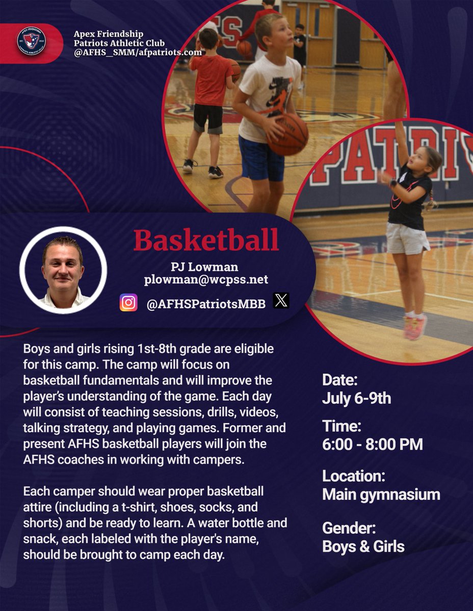 Apex Friendship Patriots Athletic Club tweet media