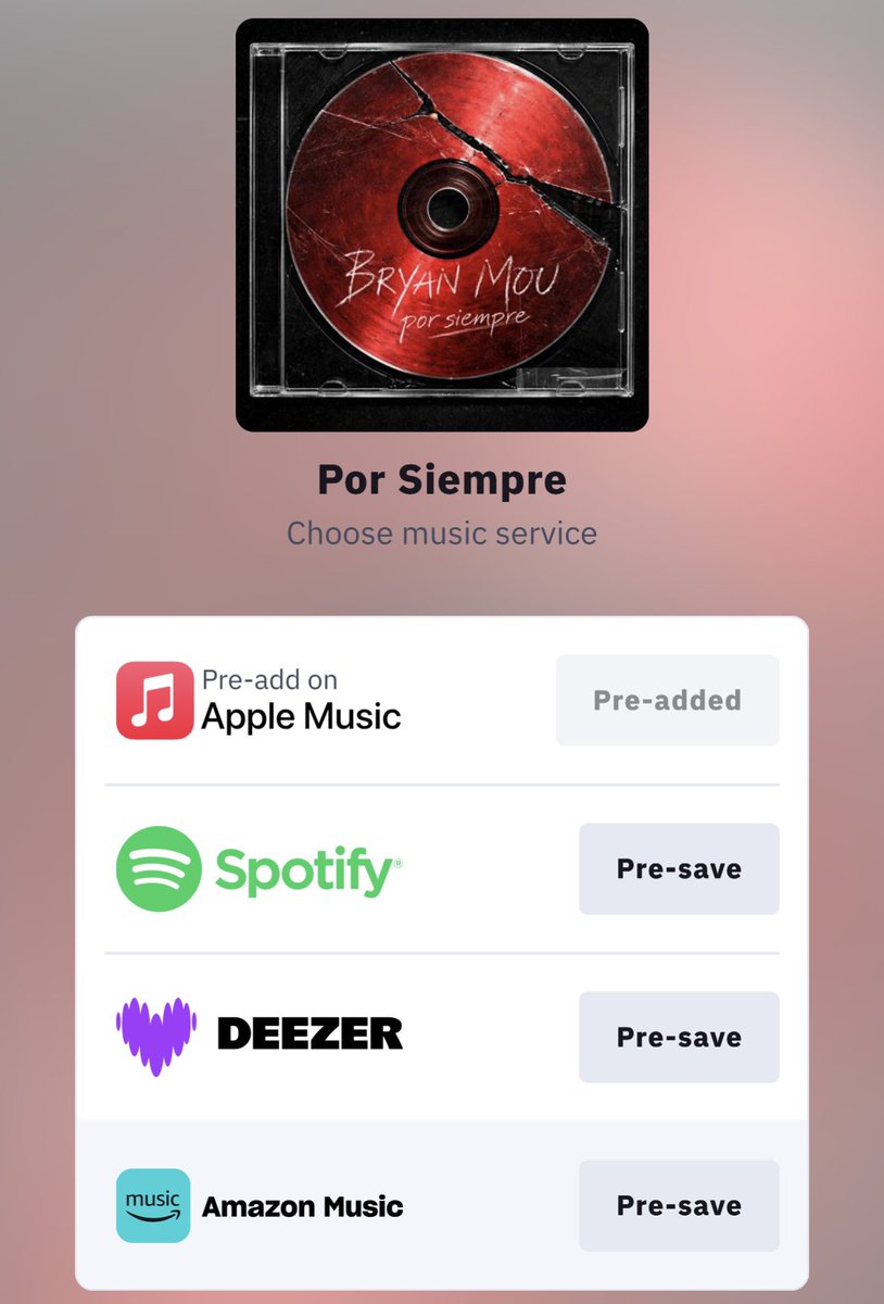 us_odette's tweet photo. Oigan ya fueron a darle Pre Save a #PORSIEMPRE de @bryanmouque🤨 https://t.co/BJAqC1qa3U