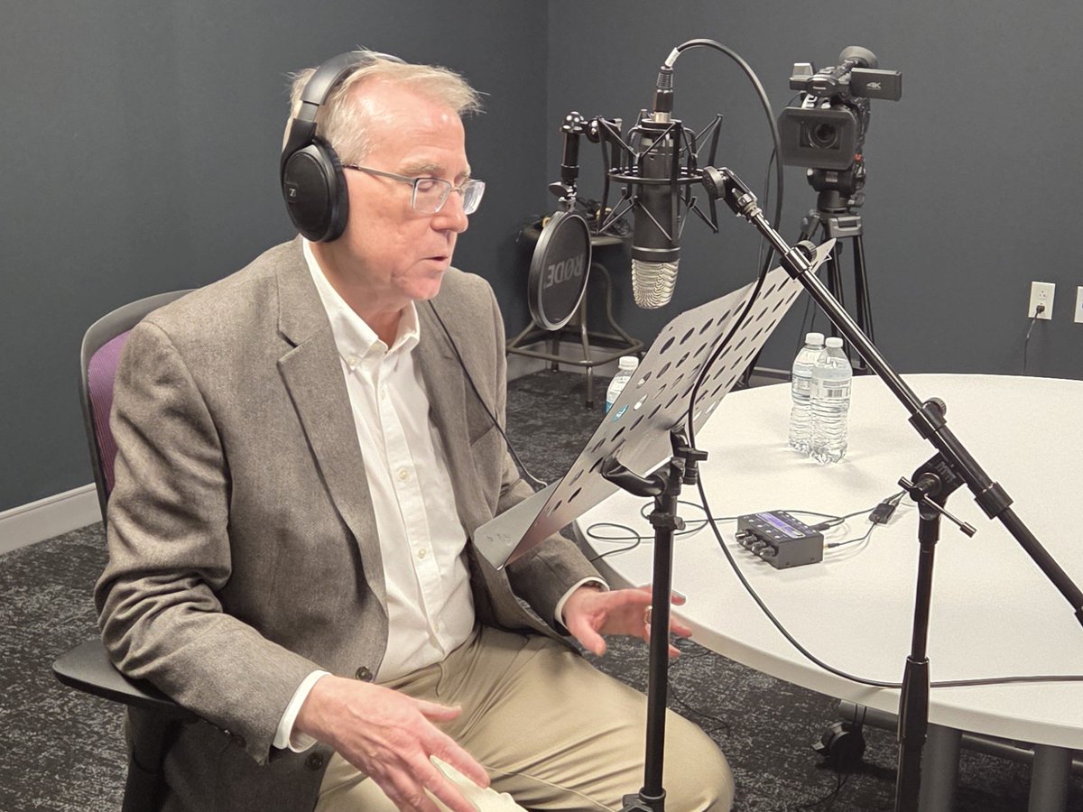 maddentf's tweet photo. Spending this week and last week recording the audiobook version of my new book, The Fall of Republics: A History.  Just a few more sessions.

Why did I write such a long book? 😄 https://t.co/92dRXThgi6