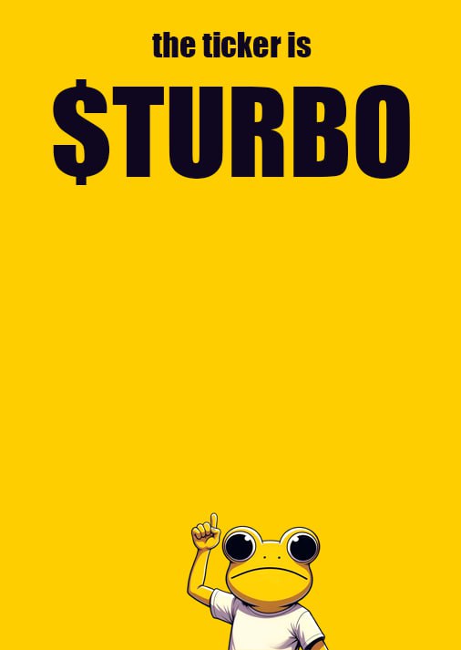 $Turbo community is coded with an AI Blue Chip memecoin