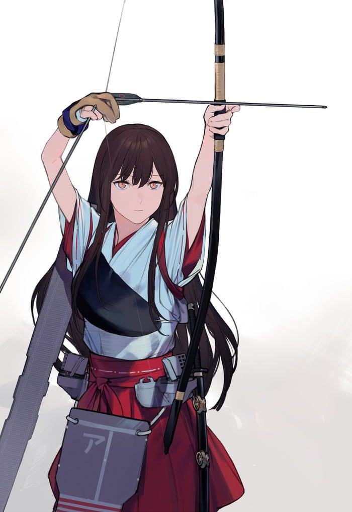 MitsumiFighter's tweet photo. #weaponwednesday Mitsumi with her bow and arrow https://t.co/aa4jAyuMfQ