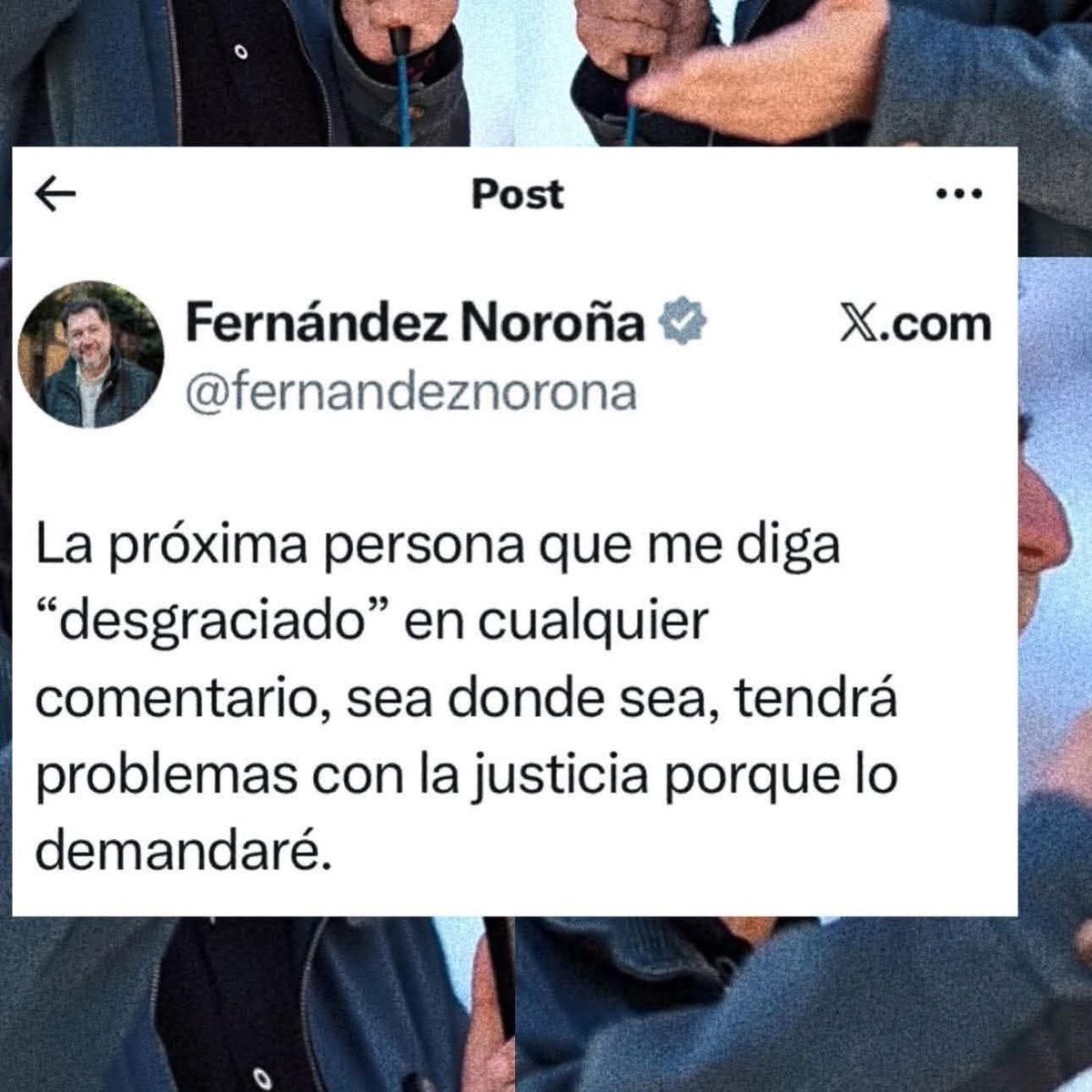 Que pinche desgraciado eres, Noroña??.???