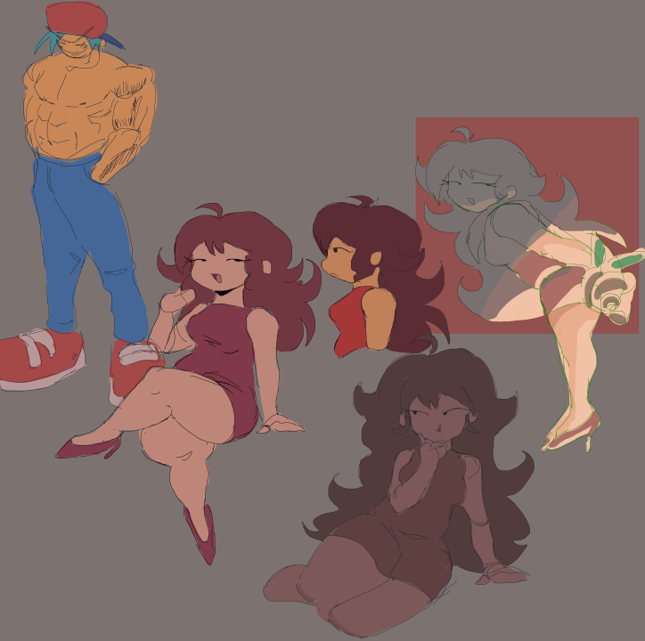 AfricanMegaman's tweet photo. Betty Boop and the guy from nutshack https://t.co/aQHzCP9DAB