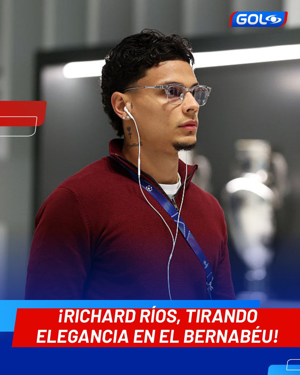 GolCaracol's tweet image. ¿Qué tal la pinta de #RichardRios 😎 en su llegada al #Bernabéu para enfrentar al #RealMadrid 🇪🇸 contra #Benfica 🇵🇹 por #ChampionsLeague ⚽? ¡Dejen su respuesta! #GolCaracol #SiempreFutbol 🇨🇴