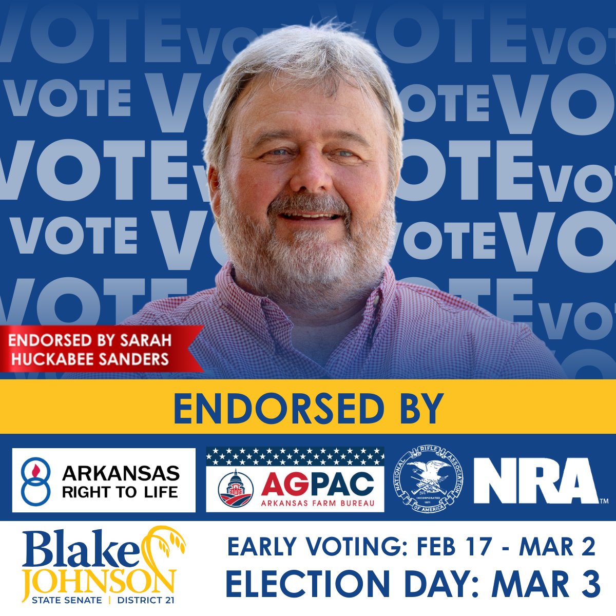 Sen. Blake Johnson tweet media