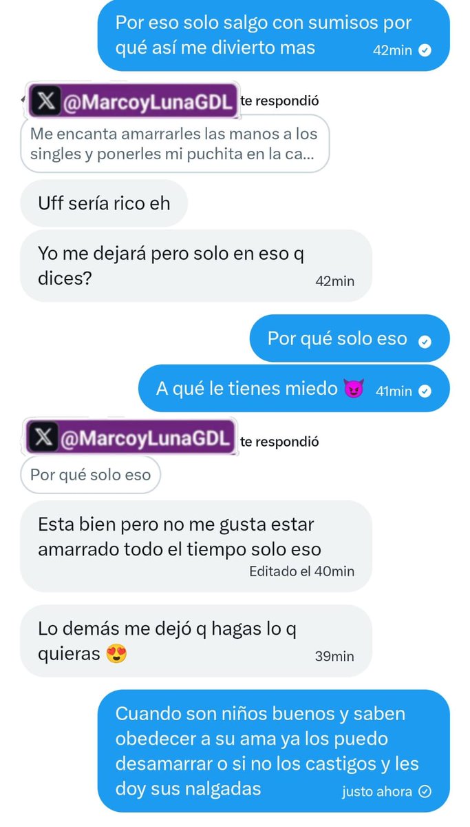 MarcoyLunaGDL's tweet photo. Me encanta platicar con singles y que se vuelvan mis sumisos https://t.co/g0Fi8rllTv