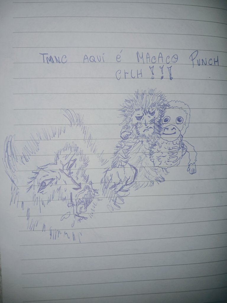 CavaloCalvo02's tweet photo. Eu gosto do macaco punch, mas porra, botar o nome do macaco que apanha de Macaco punch é putaria https://t.co/yR28vgTMzg