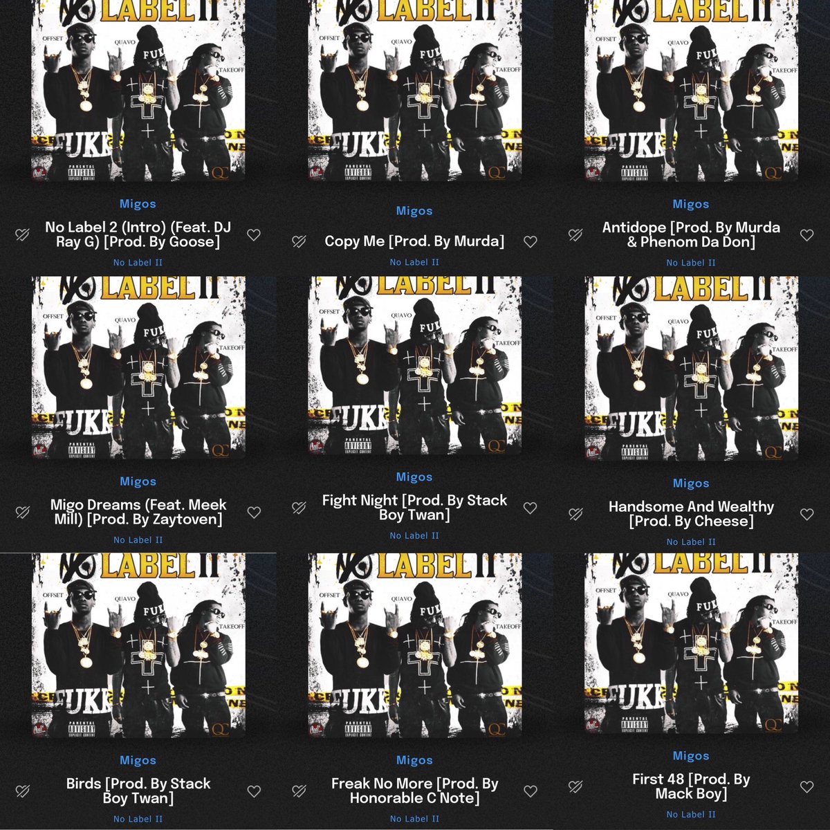 Migos “No Label II” had everyone in a chokehold 🔥🔥🔥