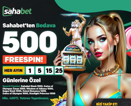 🏀 SAHABET'TEN BEDAVA 500 FREESPİN KAZANDIN!
🏀 1000X SERİSİNE ÖZEL!

🎁 Her Ayın  1-5-15-25 Tarihlerinde!

🔔 Çevrimsiz 500 Freespin Fırsatı!

⚠️ Düşük Çevrimli Yüksek Kazançlı Bonus Aktif!
#Sahabet #sahabetkod #sahabetkayıtol