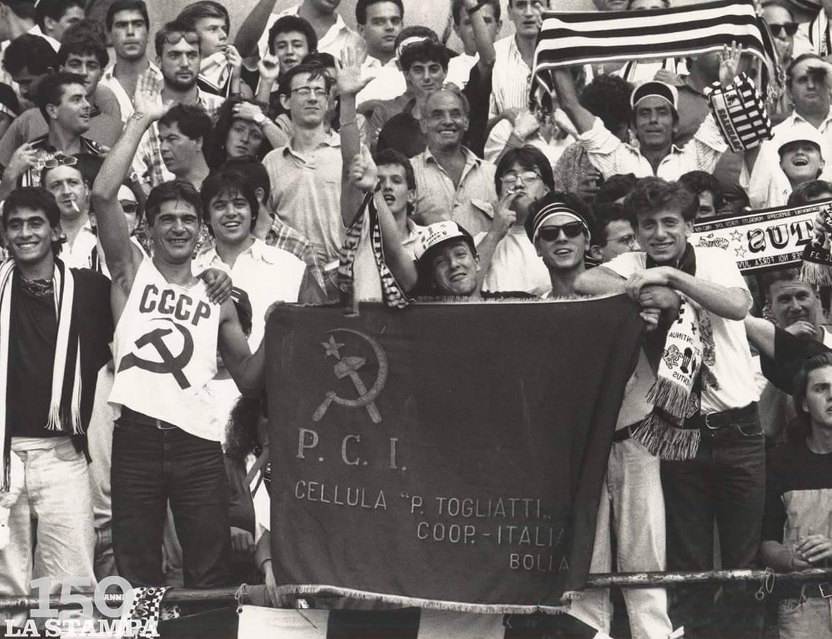 #Italy - Juventus stands were like this until the 1980s. Now, they are under the control of far-right, neo-nazi ultras.