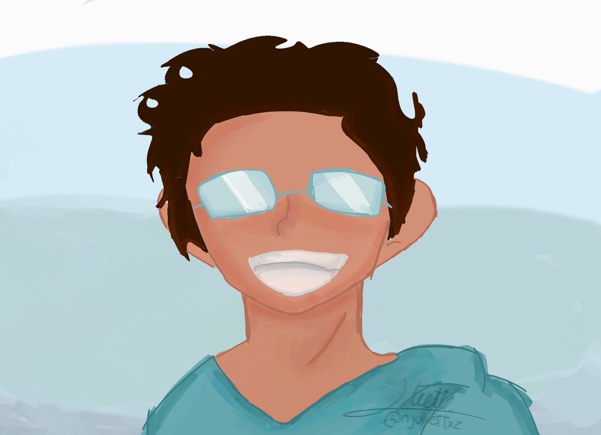 first time posting fanarts/drawings
fanart of Jonh shedletsky 
i have one with black lineart, if u want me to publish it let me know!