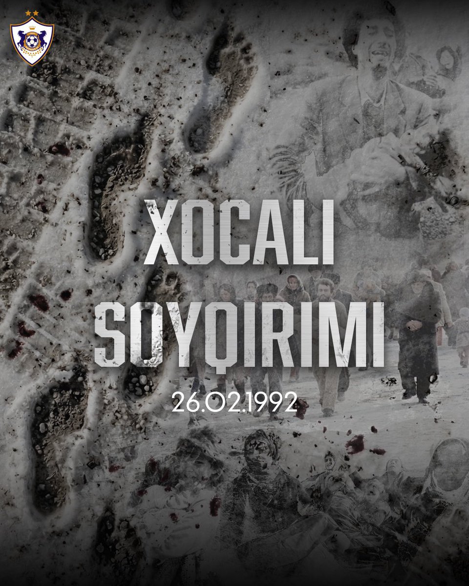 Xocalı soyqırımı qurbanlarının əziz xatirəsini dərin hüznlə yad edir, bütün şəhidlərimizə Allahdan rəhmət diləyirik!

#QarabağFK