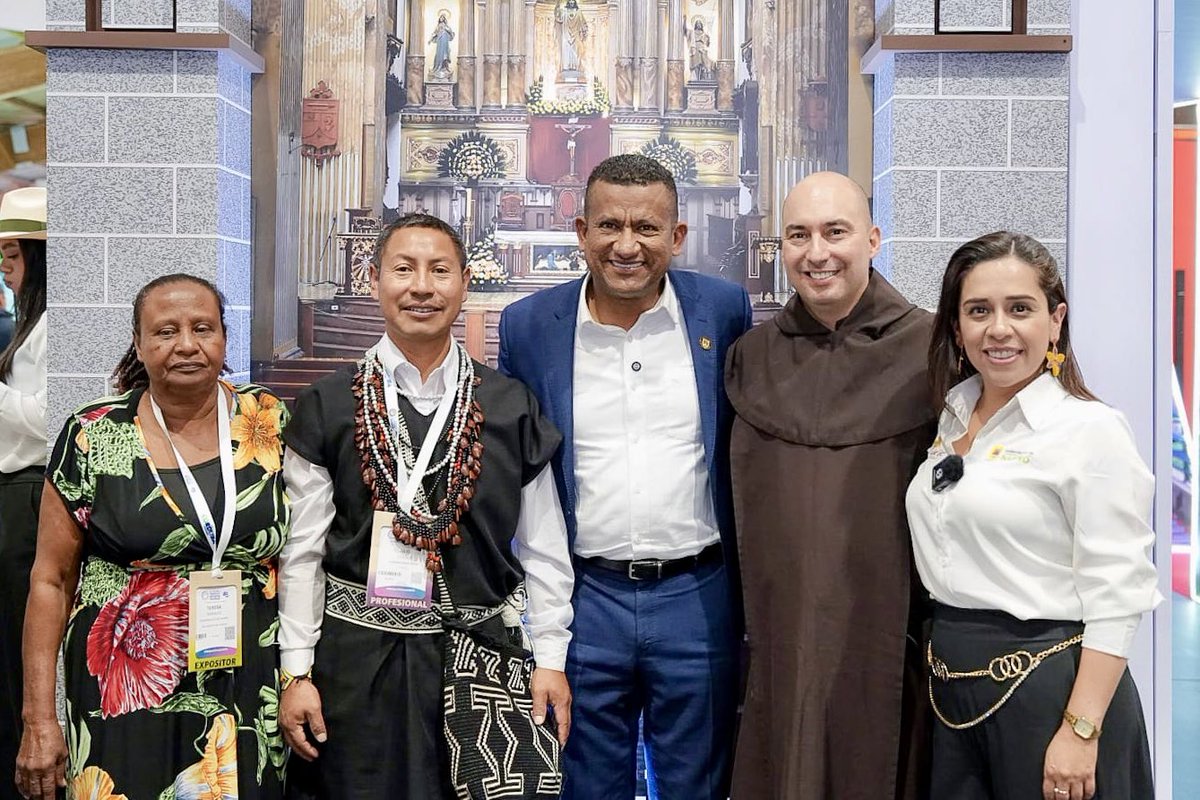 LuisAlfonsoEsc's tweet photo. ¡#Nariño ya está presente en #ANATO2026! ✨

Hoy acompañamos el stand del departamento, donde le mostramos al país y al mundo nuestra iniciativa por un turismo de fe y espiritualidad como una oportunidad para dinamizar la economía de los territorios.

Desde nuestros templos, santuarios y tradiciones vivas, avanzamos en la consolidación de #Nariño como destino de fe, con la mirada puesta en una #SemanaSanta que movilice visitantes, oportunidades y desarrollo.

En esta Región País de 5 mundos late la devoción, la historia y la cultura. ⛪️⭐️