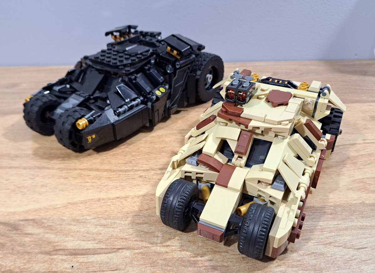 14thbricks's tweet photo. Now for some fun comparisons with the previous Tumbler set and with my Bane Bulldozer!
#legobatman #legodc #Bane #Batman #darkknight https://t.co/HTxAGfxxUg