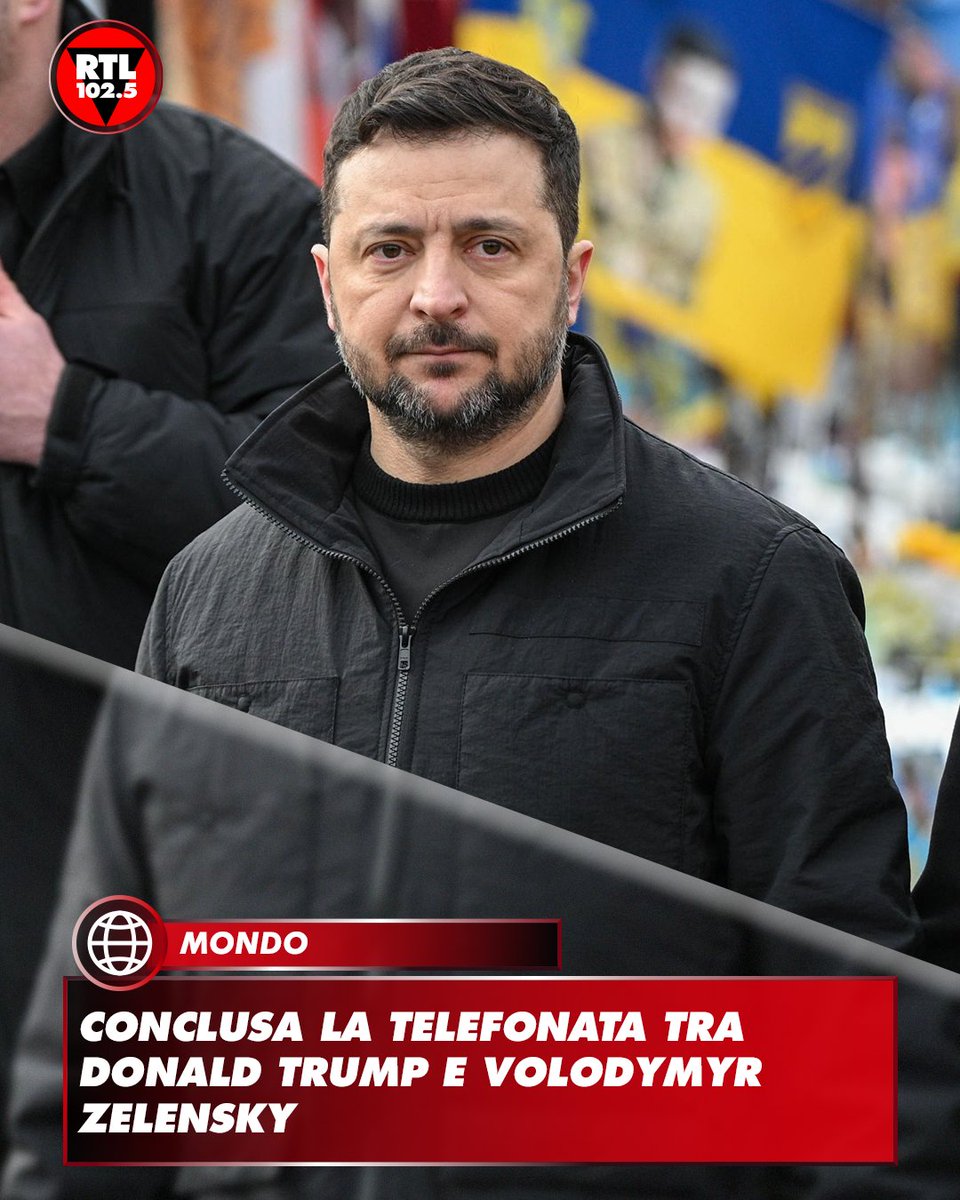 's tweet image. 🔴  Si è concluso il colloquio telefonico tra il presidente degli #StatiUniti e il leader ucraino. A riferirlo è stato il consigliere presidenziale per le comunicazioni di #Kiev, Dmytro Lytvyn, citato dai media locali, dopo che il sito #Axios aveva anticipato la notizia della