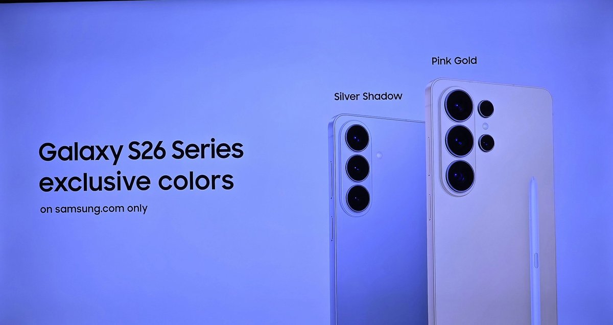 f222hd's tweet photo. مؤتمر #سامسونج 
الكشف عن سلسلة #GalaxyS26Series
#GalaxyUnpacked
#Samsung
#GalaxyAI
#GalaxyS26
#GalaxyS26Plus
#GalaxyS26Ultra https://t.co/5C0F7zlGqC