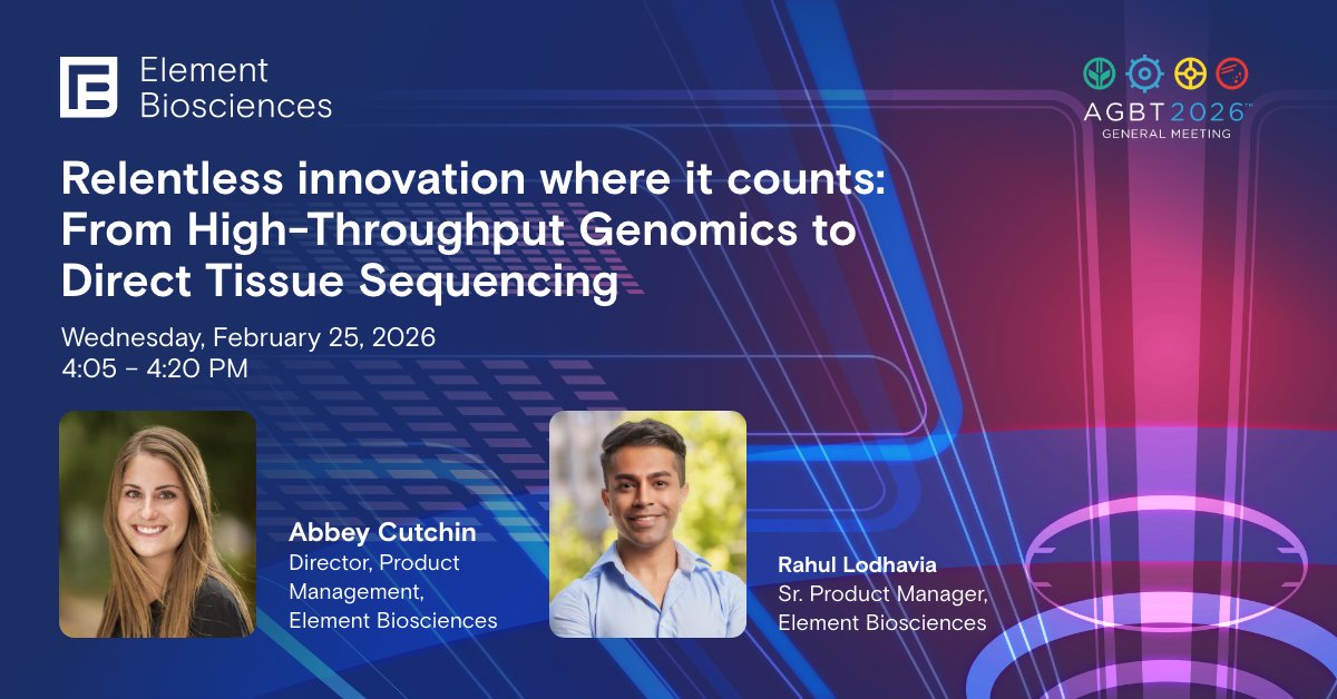 Element Biosciences tweet media