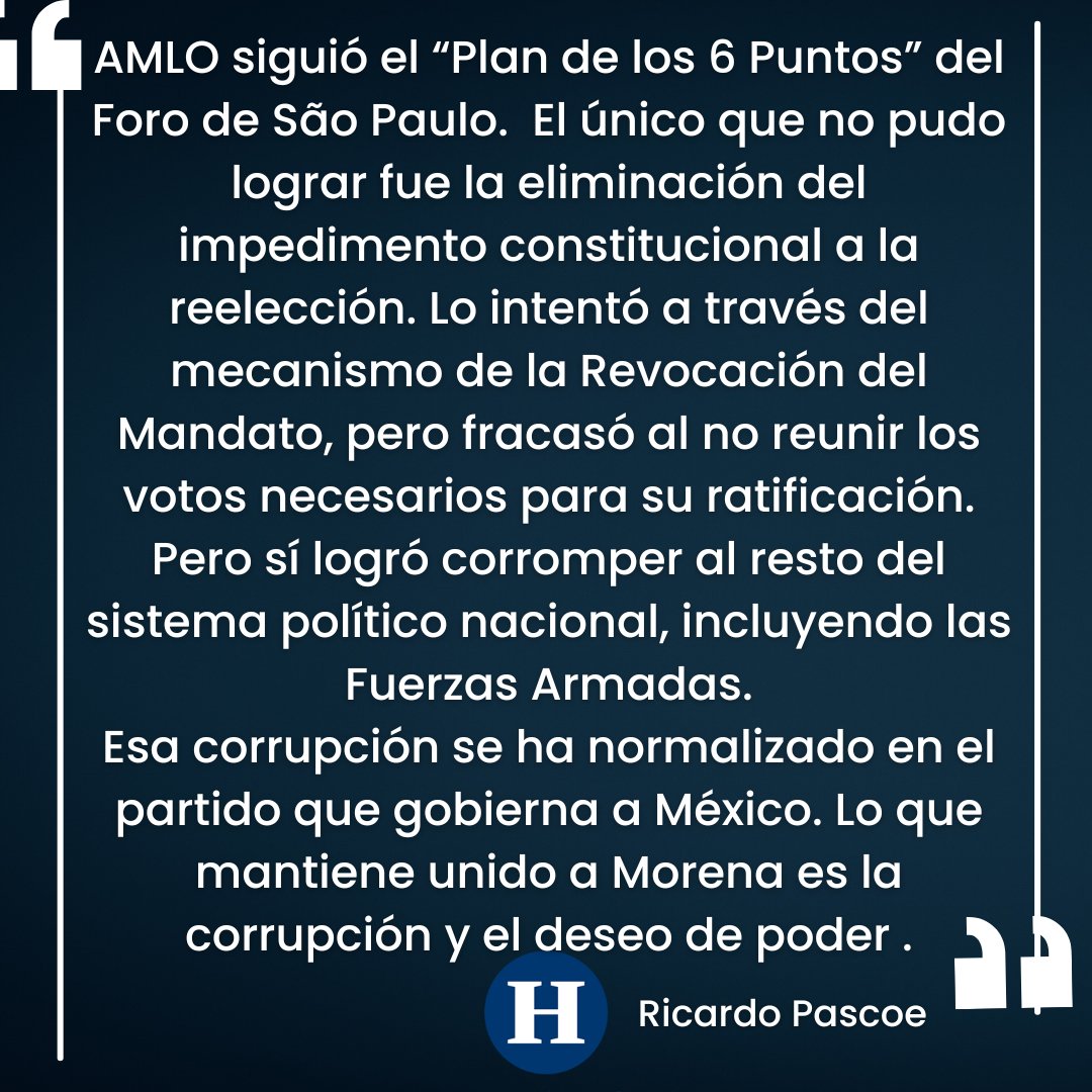 El partido de Morena opera como una mafia. 

Toman recursos impunemente del erario público, de moches o del narcotráfico y nadie puede denunciar a nadie, porque todos tienen cola que les pise. 

Y, en casos ilustrativos como el de la Marina Armada de México y el huachicol fiscal,