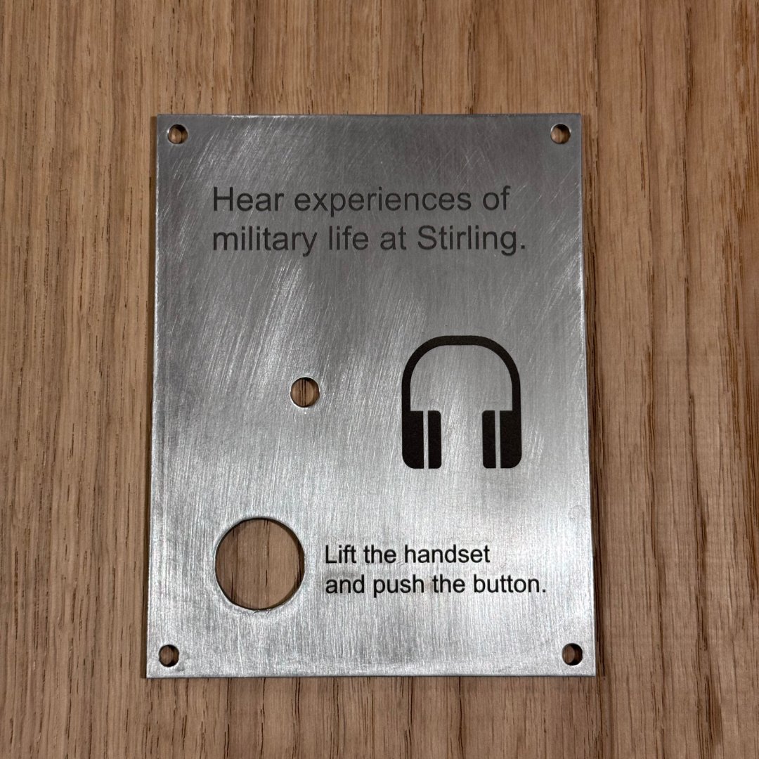 TASLaser's tweet photo. Fibre laser engraved aluminium interpretation signage produced for a public audio exhibit. 

Where have you seen interpretation signage used particularly well?

If you’re planning signage or interpretation for a project, feel free to get in touch.

#Signage #MetalEngraving https://t.co/372fTjODt3