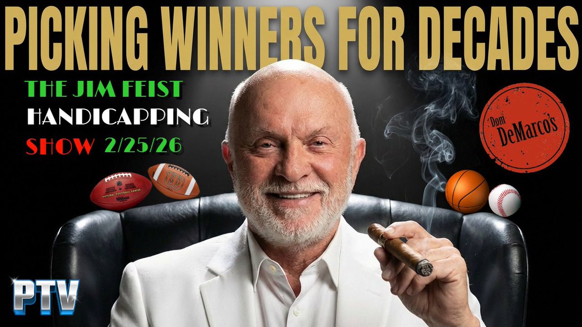 DomDeMarcos's tweet image. Watch legendary sports handicapper, @JimFeistSports talk about how to beat the books at their own game. Also receive insights on current betting trends. Click the link to watch now.

youtu.be/PdRkfAaDI2w

#sportsbetting #sportstalk #jimfeist