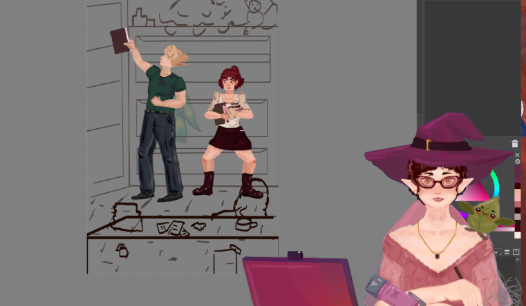 💫🌷Giiibs | Witch Vtuber | Art Journey tweet media