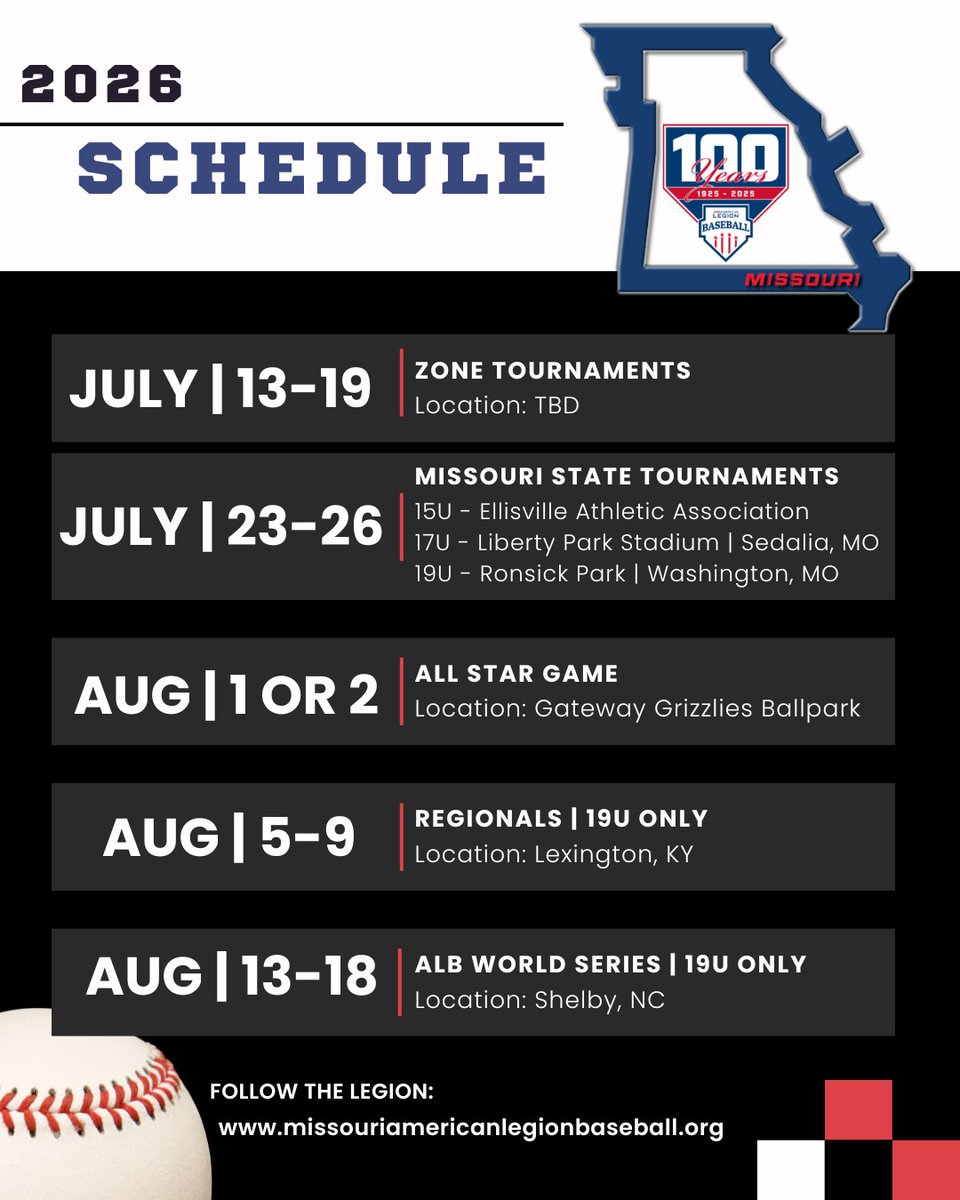 Missouri American Legion Baseball tweet media