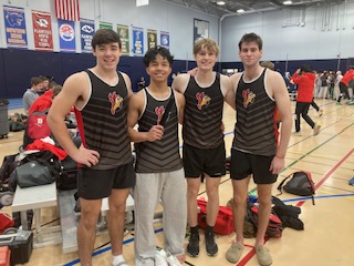 BenetAthletics's tweet image. 5. Joe Salvino, Lucas Catapia, Kevin Howard, and Bobby Susin took 5th Place in the 4x200 meter relay with a time of 1:39.19
#BenetAthletics #RedwingNation