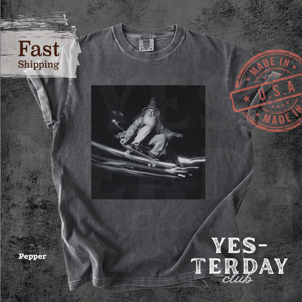 tem_temmax's tweet image. Magic in motion. 🧙‍♂️🛹 Grab our Skater Wizard Tee for the ultimate weirdcore statement. 

Product Details: Ultra-soft fabric, high-impact detailed graphic.

Made in USA 🇺🇸

Order Here: etsy.com/listing/444193…

#SkaterWizard #MemeTee #Streetwear #YesterdayClub