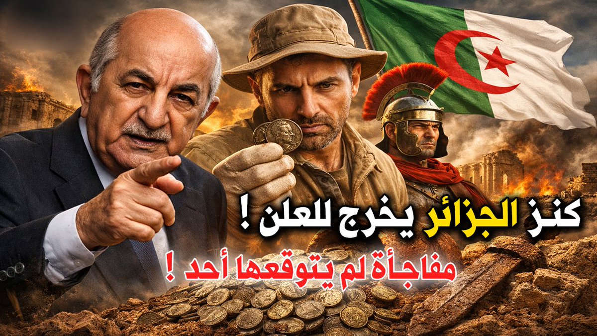 #كنز #الجزائر يخرج للعلن ! كيف خبأته #الإمبراطورية_الرومانية وأسقط شبكات التهريب! التفاصيل على الرابط 👇
youtu.be/pZs4Yvu94yY