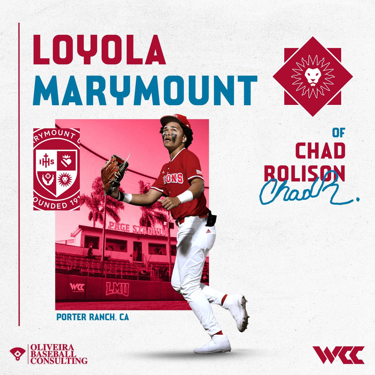 OBC_Recruits's tweet image. Congrats to Chad Rolison on his commitment to Loyola Marymount University. The Lions are keeping a big time left handed bat close to home in Los Angeles. Fired up for the Rolisons #LMU #GoLions #WCC #Committed