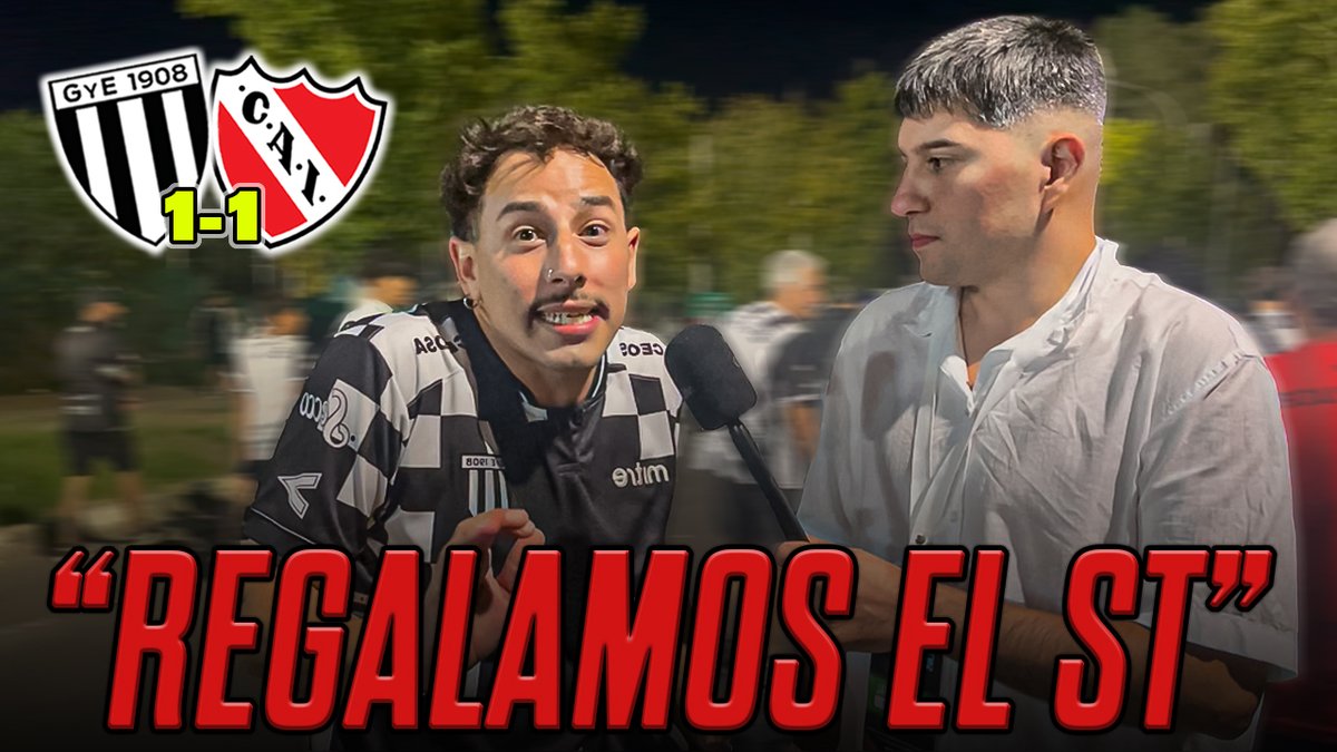 GIMNASIA MZA 1-1 INDEPENDIENTE | REACCIÓN CON LOS HINCHAS | APERTURA 2026

youtu.be/KGT0KHrgqFA 🔗 

Suscribite 🔔 y dale MG 👍🏻

#futbolargentino #independiente #mendoza #gimnasiamza #ligaprofesional