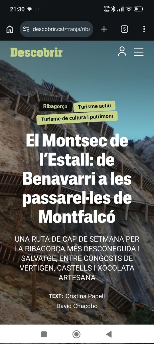serradelmontsec's tweet photo. El nou número de la revista @descobrircat porta un dossier central elaborat per nosaltres, amb mini rutes de cap de setmana indispensables per conèixer un mica el #Montsec.
#LaNoguera #PallarsJussà #Ribagorça #Catalunya #Aragó #Osca #Lleida https://t.co/zIo5A8r2zq
