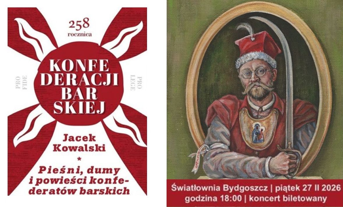 «Usiadł Zaremba przy starym dębie
Bo Drewicz listy przysłał Zarembie. »
*
zapraszam w piątek do Bydgoszczy
na 
PIEŚNI DUMY I POWIEŚCI KONFEDERACKIE
Światłownia godz. 18:00
youtube.com/watch?v=Zs2ED4…