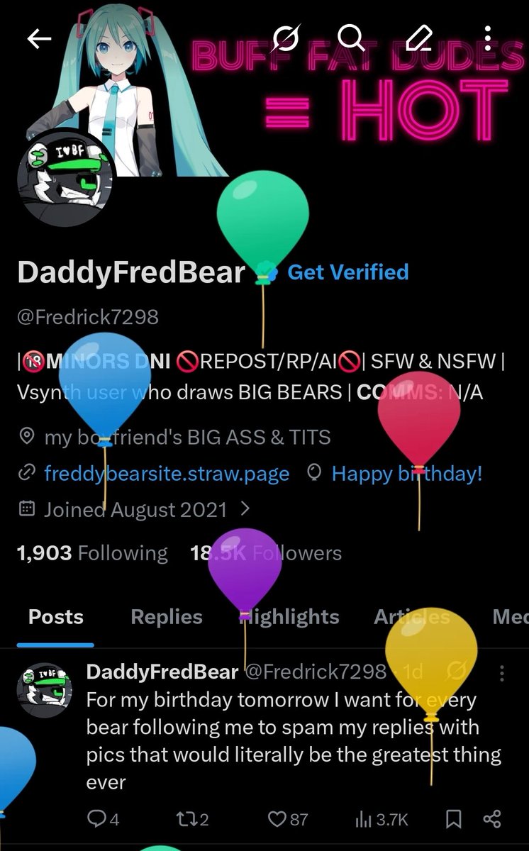 DaddyFredBear tweet media