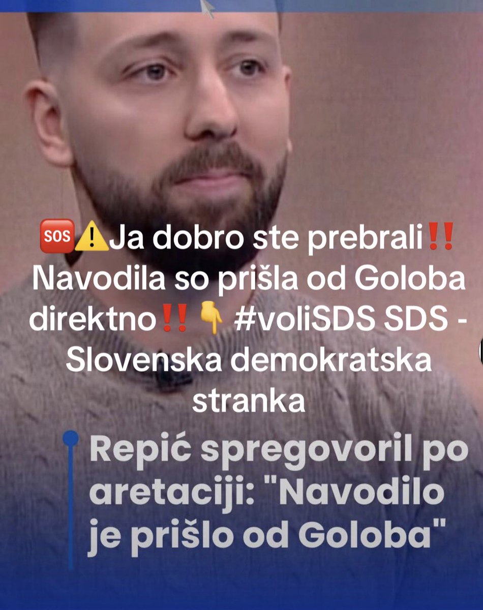 🆘⚠️SLOvenija je vstala‼️DOVOLJ JE‼️👇 #voliSDS