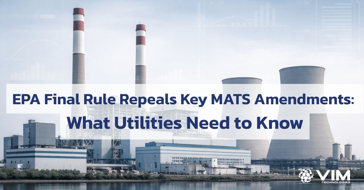 VIMTechnologies's tweet photo. EPA finalizes repeal of key 2024 MATS amendments, effective April 27, 2026. The rule restores prior fPM and mercury standards, reopens compliance options, updates reporting language, and aligns with the ECMPS 2.0 migration.
Questions? COMPAS@vimtechnologies.com
#EPA #MATS #ECMPS https://t.co/m3uXDIB0Vh