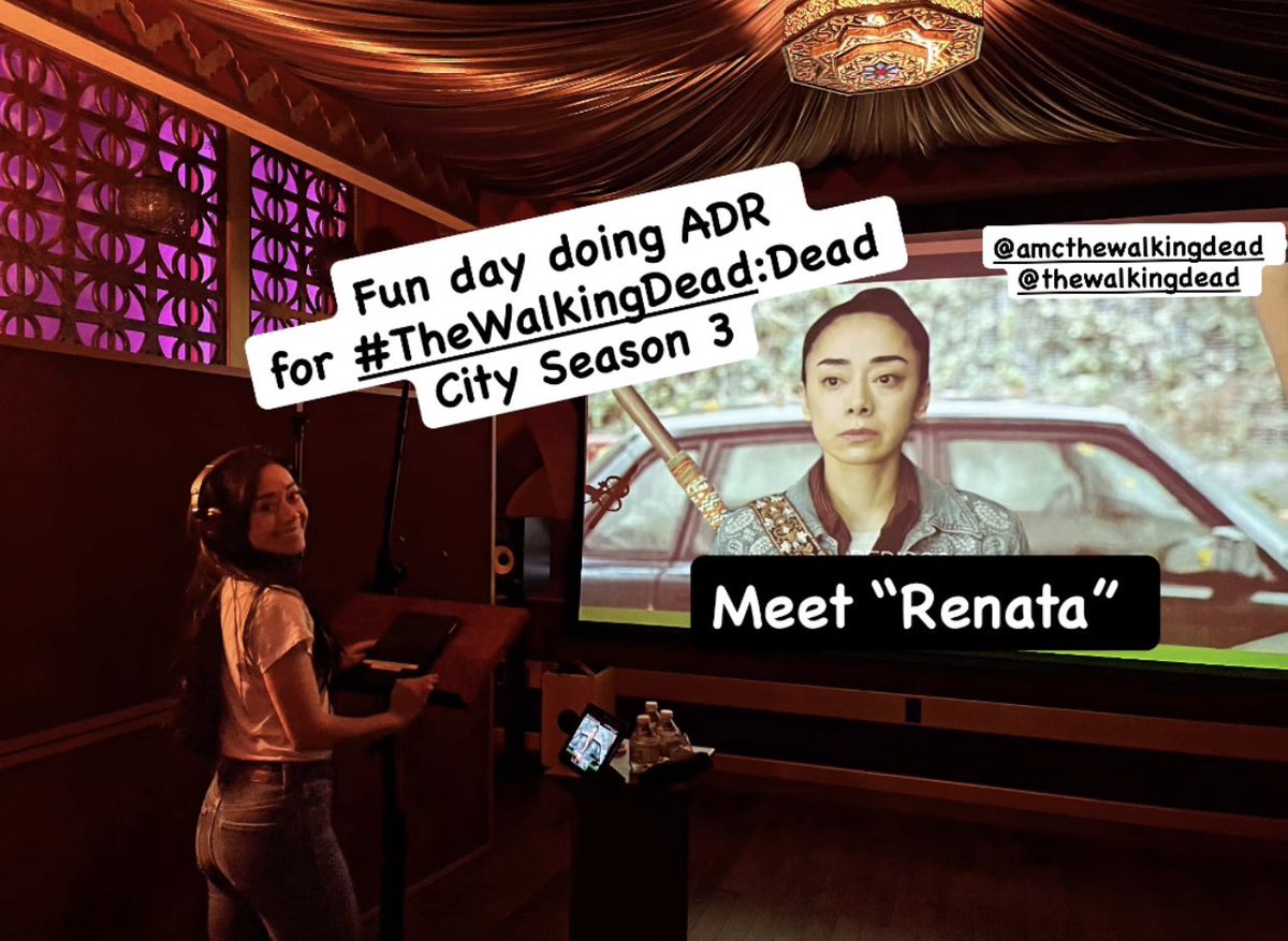Aimee Garcia shared a first look at her new character Renata in Season 3 of #DeadCity!

Post-production/ADR is currently underway on the series!

(📸: <a href="/Aimee_Garcia/">Aimee Garcia</a>)