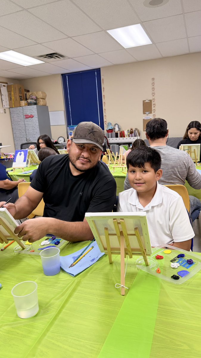 BgcElpaso's tweet photo. Thank you to all of our families that joined us for our family painting night. 🎨 A bigger thank you to our lead painter Tyler for leading us in painting these adorable penguins!🐧🖌️🖼️ https://t.co/LtBzSznDnT