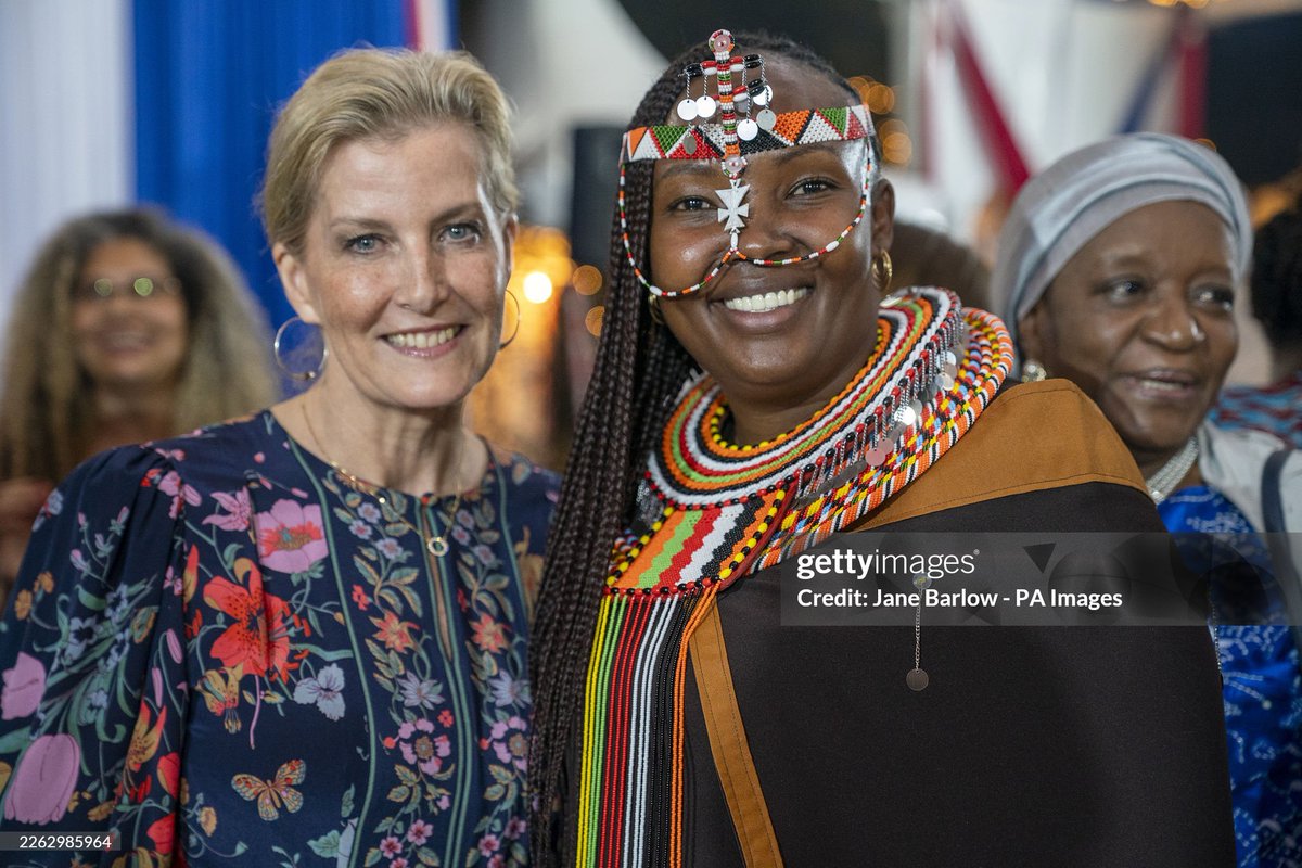 MelanieKR65's tweet photo. The Duchess of Edinburgh meets Laikipia County MP Jane Kagiri at a Women In Leadership reception, at the British High Commission Residence in Nairobi, on day one of her visit to Kenya. 25th February 2026. https://t.co/U1NEPbsdXm