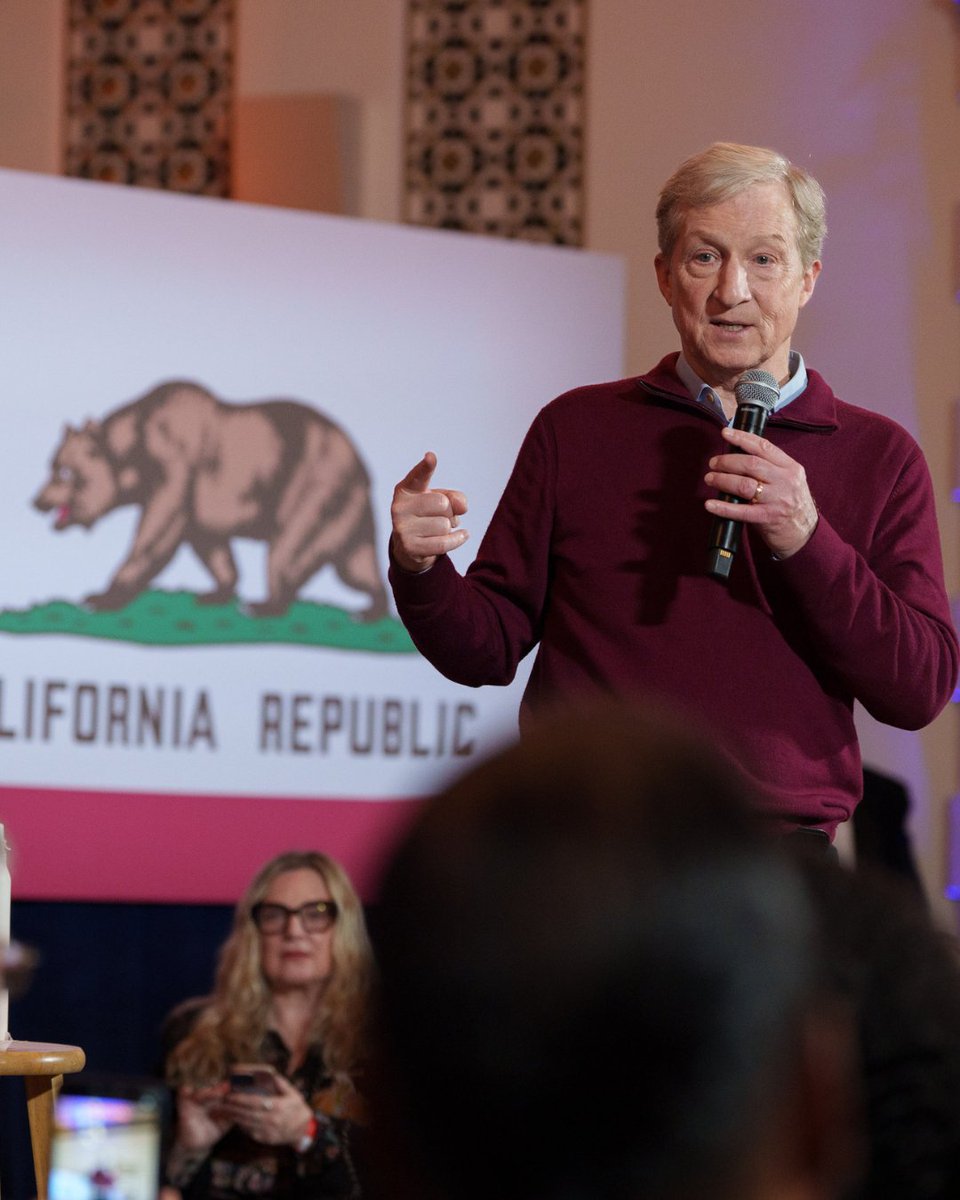 Tom Steyer tweet media