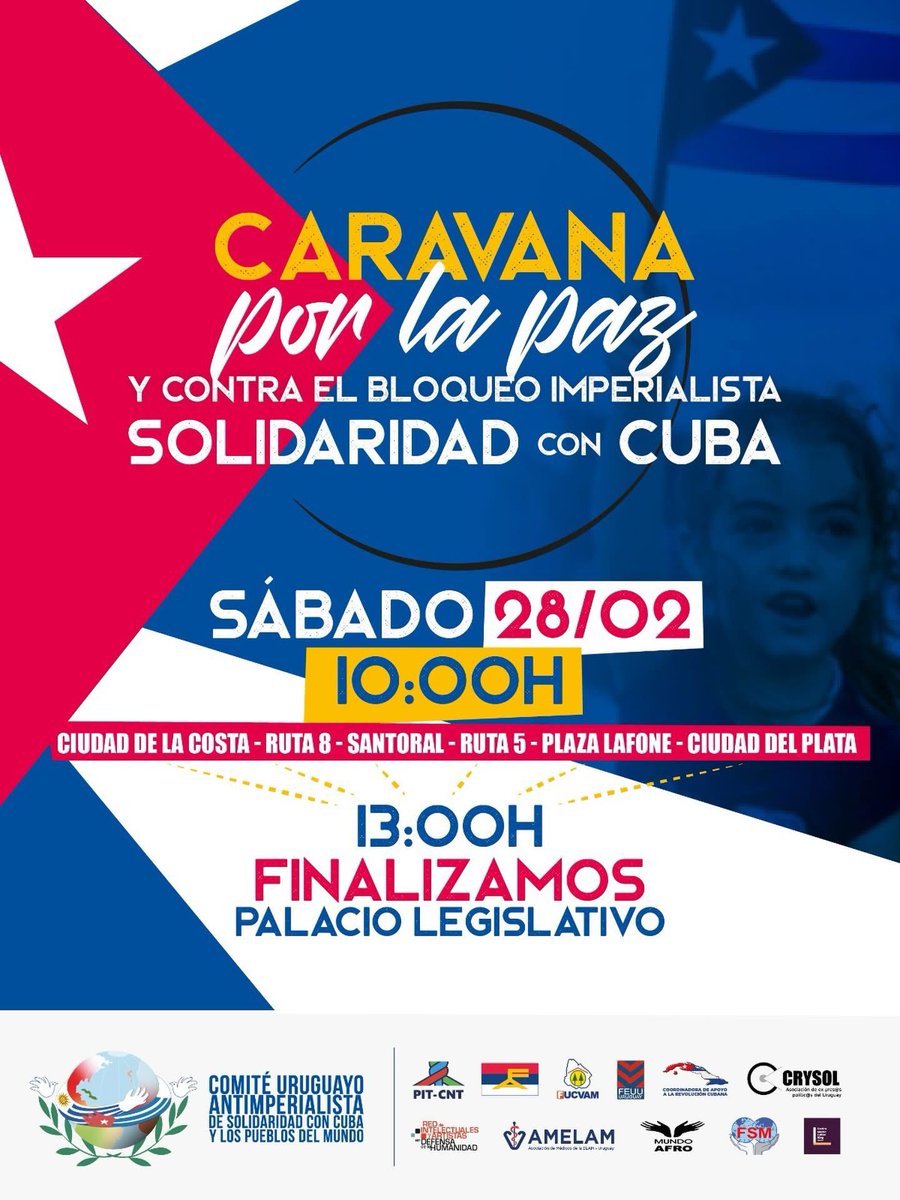 mateamargouy's tweet photo. Apoyamos desde Mate Amargo en solidaridad con Cuba!!!! 💫 https://t.co/y1oxZM6EMm