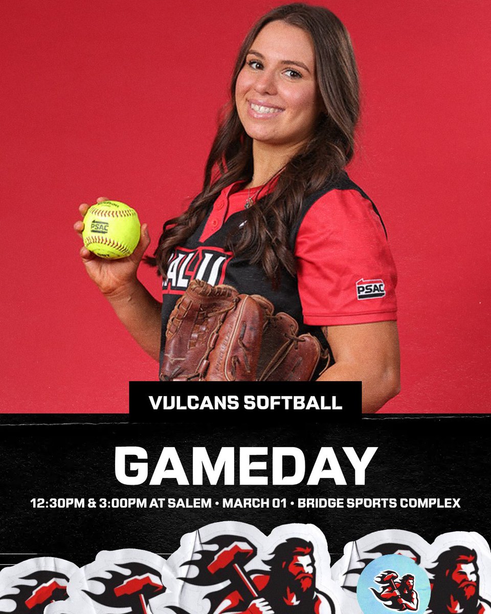 CALU_softball's tweet image. GAMEDAY 🥎

🆚Salem University
📍Bridgeport, WV
⌚12:30 PM &amp;amp; 3 PM

#CalWho #Vulcans